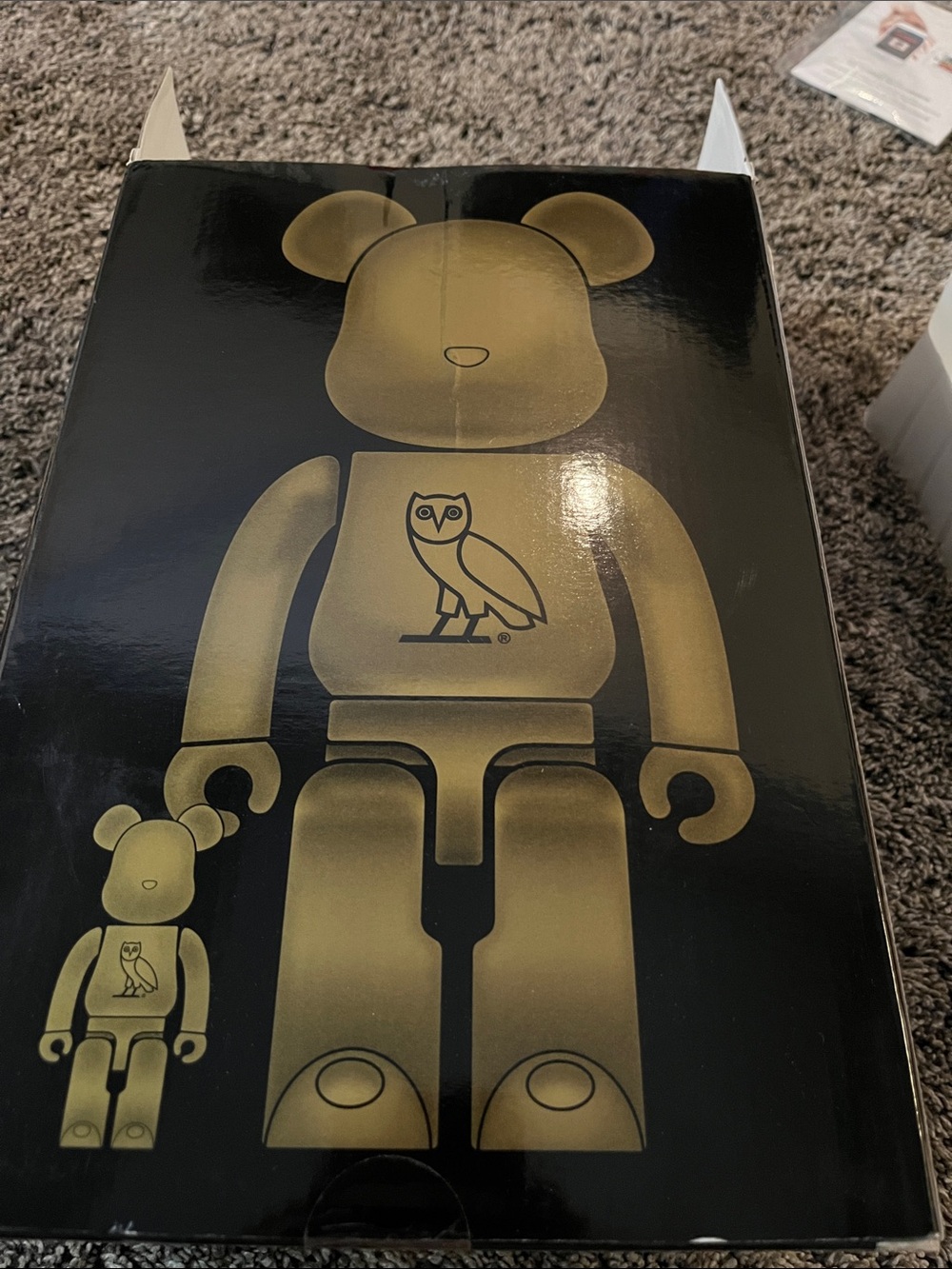 OVO Medicom October’s Very Own. Gold. Bear Brick 100% and 400%. New in box. - Picture 7 of 9